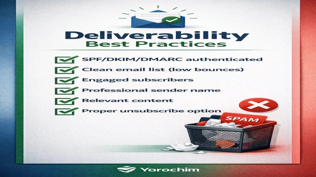 Email Marketing Best Practices Nigeria : THE DOS AND DON'Ts FOR SUCCESS 4 Comprehensive email deliverability checklist with best practices to avoid spam folders in Nigeria