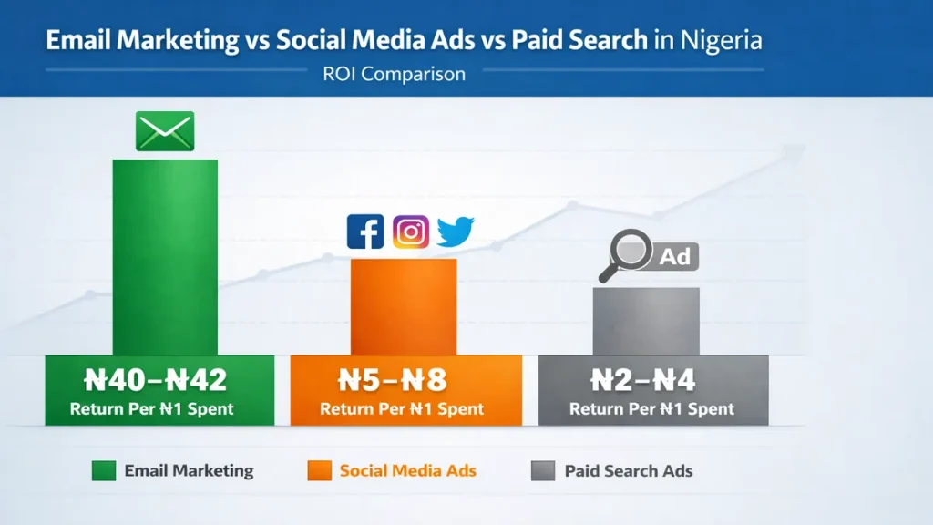 email marketing cost for Nigerian businesses Measurable ROI and Performance Tracking